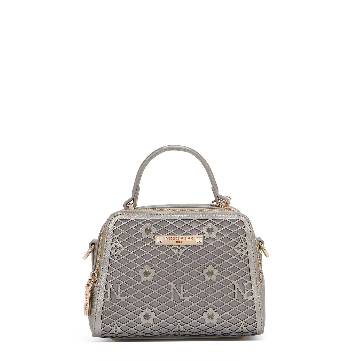 MINI BOLSO DE MANO GRACIE (GRIS)-3
