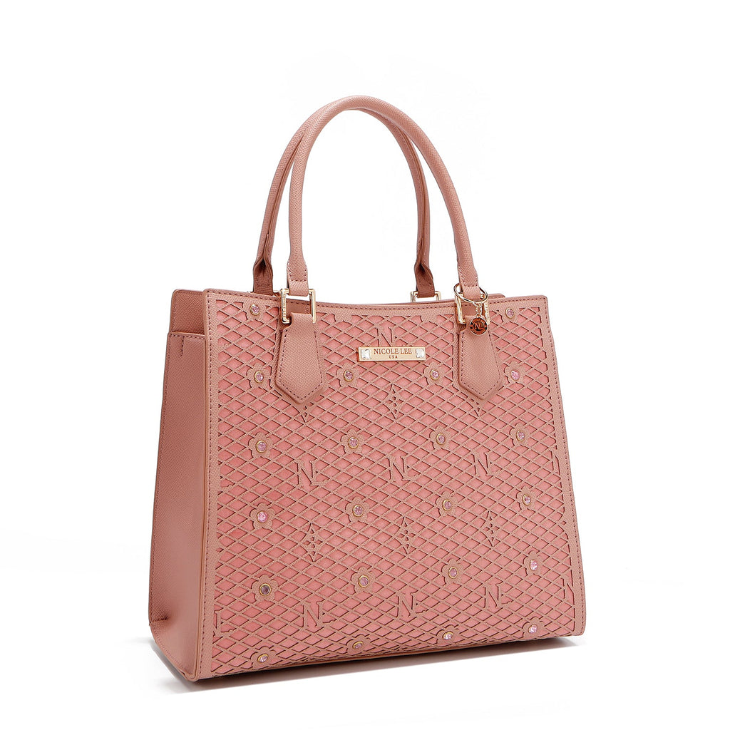 BOLSO TOTE ESTRUCTURADO GRACIE (ROSA)-4