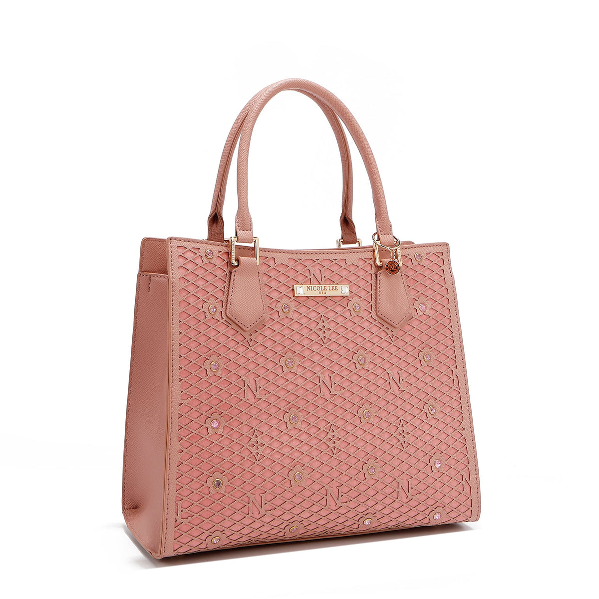 BOLSO TOTE ESTRUCTURADO GRACIE (ROSA)-4