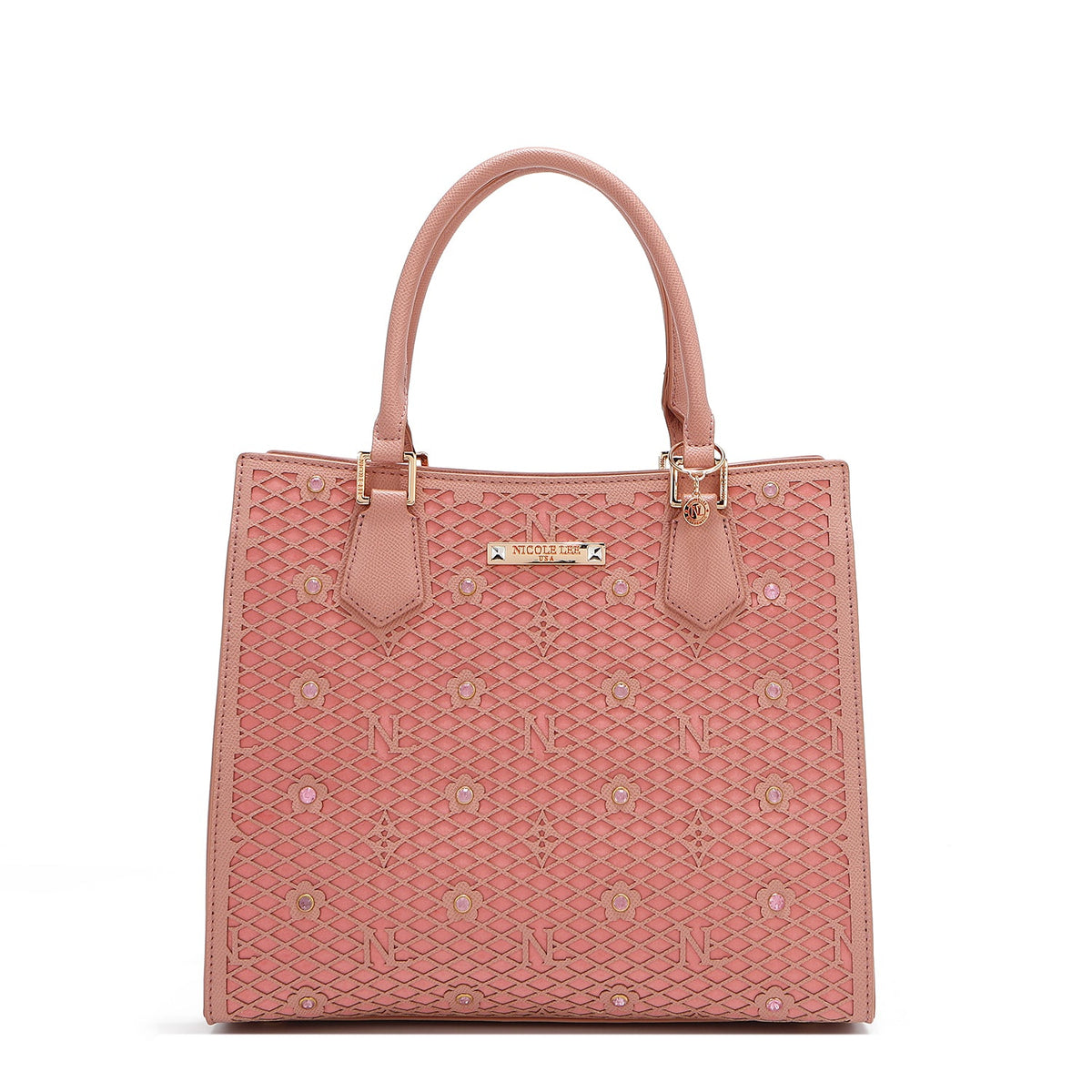 BOLSO TOTE ESTRUCTURADO GRACIE (ROSA)-3