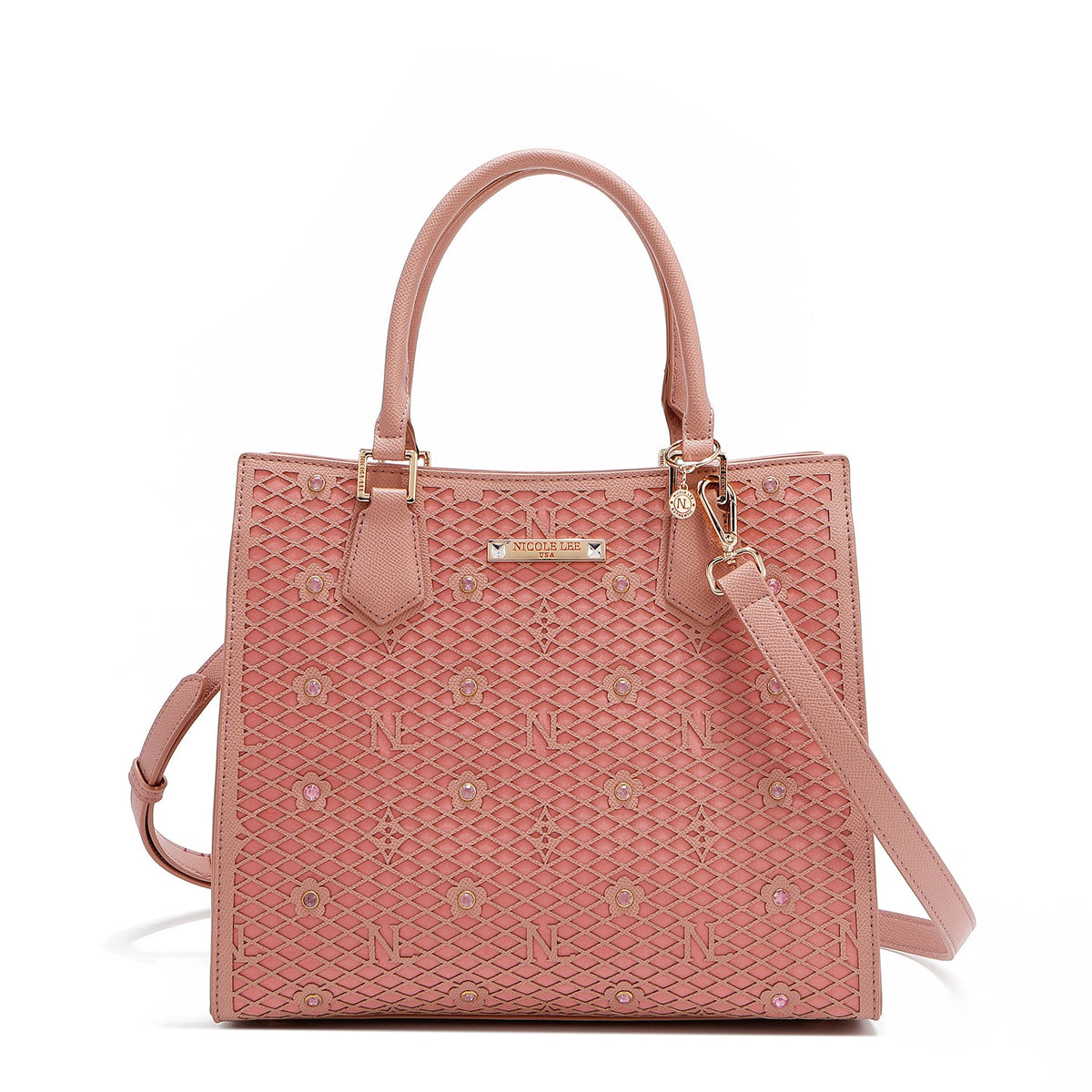 BOLSO TOTE ESTRUCTURADO GRACIE (ROSA)-0