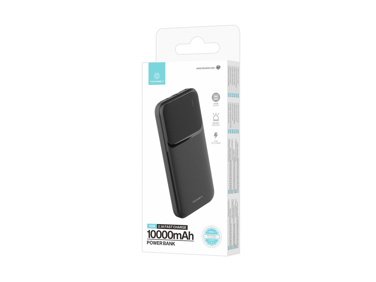 Techancy Power Bank 10000mah Preto TF2781