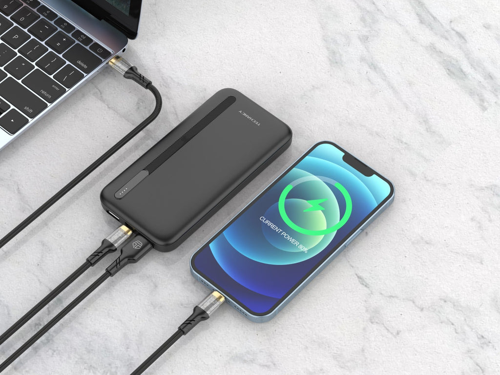 Techancy Power Bank 10000mah Preto TF2775