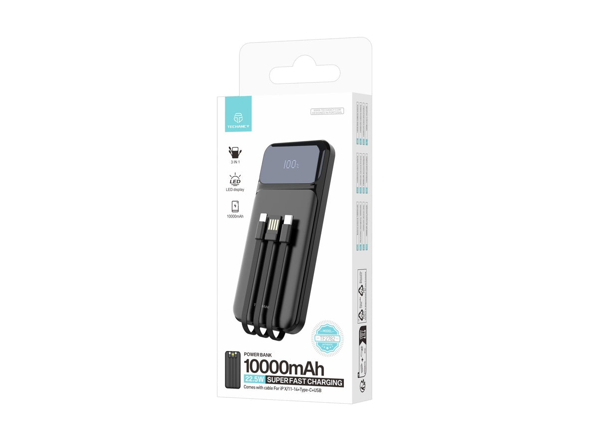Techancy Power Bank 10000 Mah 22.5w TF2782